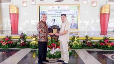 Bupati Lamteng Hadiri Sosialisasi Literasi dan Inklusi Keuangan