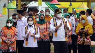 Klarifikasi Lapangan Lomba Desa, Bupati Lamteng Kunjungi Kampung Bandar Agung