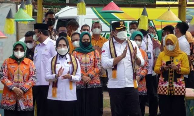 Klarifikasi Lapangan Lomba Desa, Bupati Lamteng Kunjungi Kampung Bandar Agung