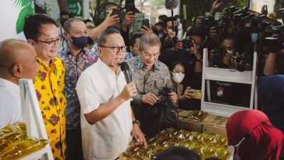 Harga Rp14 Ribu per Liter, Mendag Zulkifli Hasan Luncurkan Minyakita