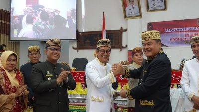 Bupati Musa Ahmad Hadiri Rapat Paripurna DPRD Tentang Peringatan HUT-ke-76 Lampung Tengah