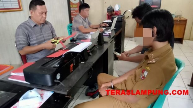 Diduga Edarkan Sabu, Oknum Pegawai BPBD Lampung Utara Dicokok Polisi