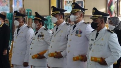 Bupati Lamteng Lantik 34 Pejabat Administrator dan Camat