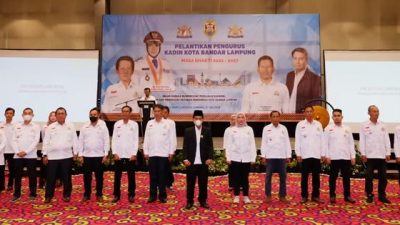 Pengurus Kadin Bandarlampung 2022-2027 Dilantik