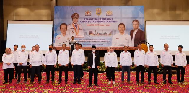Pengurus Kadin Bandarlampung 2022-2027 Dilantik