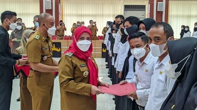 Walikota Bandarlampung Serahkan SK Pengangkatan P3K