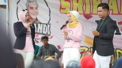 Ribuan ‘Srikandi’ Lampung Dukung Ganjar lewat ‘Cinta, Rasa, dan Warna Milenial