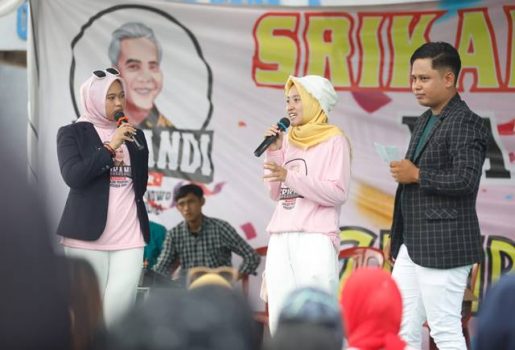 Ribuan ‘Srikandi’ Lampung Dukung Ganjar lewat ‘Cinta, Rasa, dan Warna Milenial