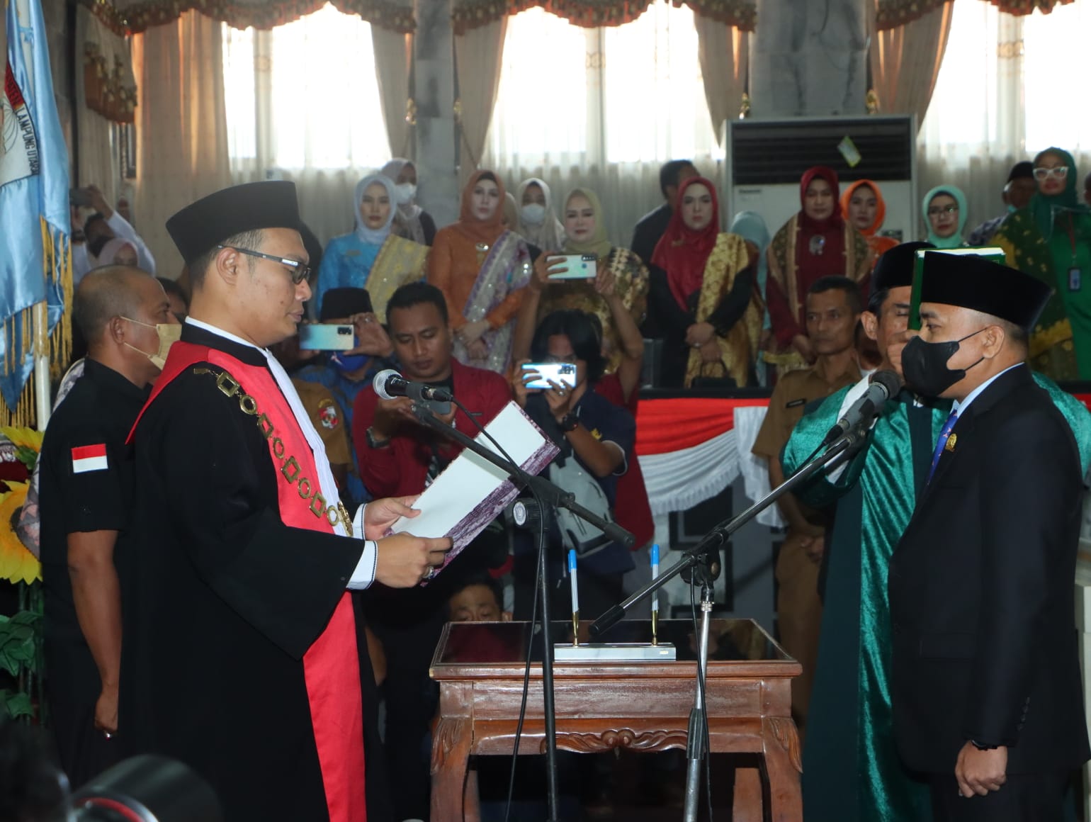 Wansori Resmi Jabat Ketua DPRD Lampung Utara