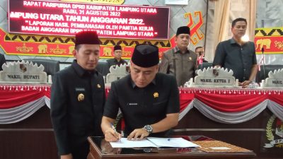 APBD P Lampung Utara 2022 Defisit Ratusan Miliar