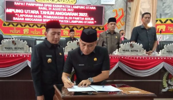 APBD P Lampung Utara 2022 Defisit Ratusan Miliar