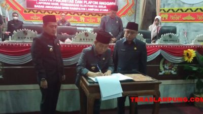 APBD Lampung Utara 2023 Defisit Sekitar Rp17 Miliar