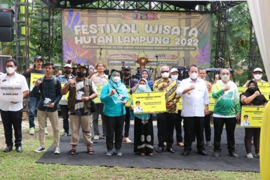 Puncak Festival Wisata Hutan Lampung Tahun 2022, Ini Pesan Gubernur Arinal Djunaidi