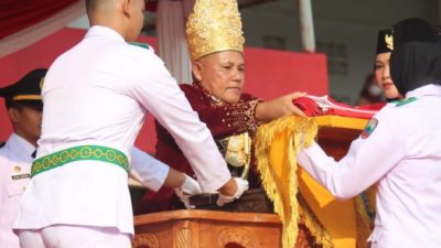 Bupati Lampung Selatan Jadi Inspektur Upacara Peringatan HUT Ke-77 Kemerdekaan RI