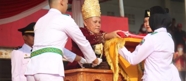 Bupati Lampung Selatan Jadi Inspektur Upacara Peringatan HUT Ke-77 Kemerdekaan RI
