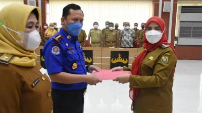 Sebanyak 670 PNS Pemkot Bandarlampung Terima SK Kenaikan Pangkat
