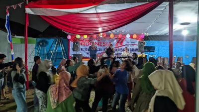 HUT RI, RT 10 Labuhan Dalam Bandarlampunh Gelar Lomba Menyanyi
