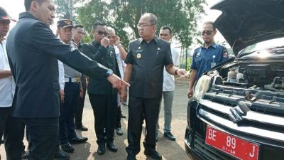 Menunggak Pajak, 12 Mobil Dinas Pemkab Lampura Dikandangkan