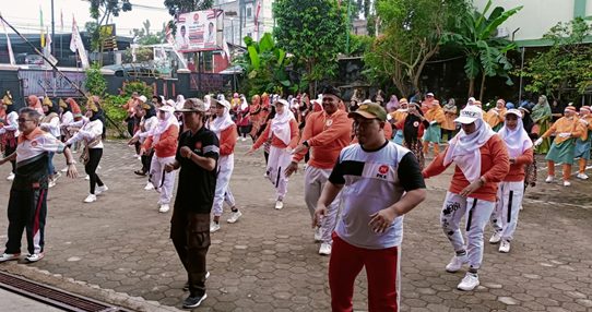 21 Tim Meriahkan Lomba Senam Go PKS Go di Lampura