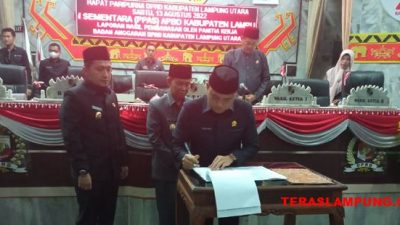 Sidang Paripurna DPRD Lampung Utara Digelar Malam Hari, Ini Alasannya