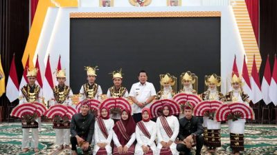 HUT ke-77 RI, Gubernur Arinal Djunaidi Dukung Penuh Tari Melinting di Istana Negara