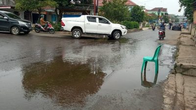 Soal Genangan Air di Jalan Pahlawan, Ini Respons Wabup Lampung Utara