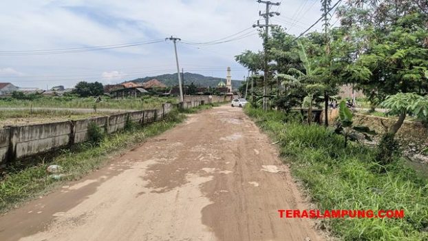 Jalan Persil di Kelurahan Sukarame Makin Rusak Parah, Warga Berharap Segera Ada Perbaikan