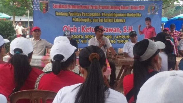Di Lampung Timur, Ketut Erawan Ingatkan Bahaya Narkotika