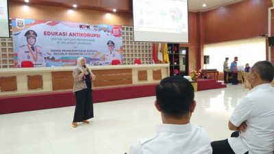 KPK Gelar Pendidikan Antikorupsi bagi Para Kepala Sekolah SD-SMA di Bandarlampung
