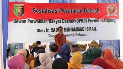 Raden Muhammad Ismail Sosialisasikan Perda Narkotika di Natar