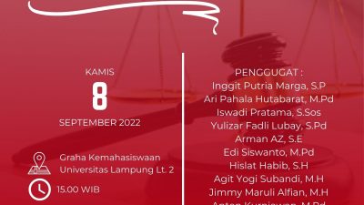 Peksimprov 2022, UKMBS dan UKMF KSS FKIP Unila Gelar Pengadilan Cerpen