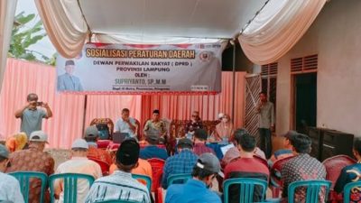 Supriyanto Sosialisasikan Perda Narkotika di Pringsewu