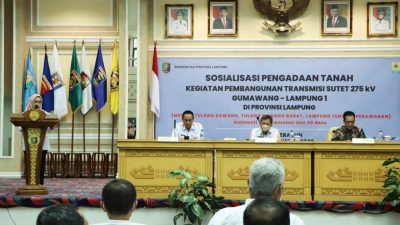 Pemprov Lampung Sosialisasikan Pembangunan Jalur SUTE 275kV Gumawang-Lampung 1