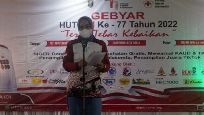 HUT PMI ke-77, Riana Sari Arinal Resmikan Pelayanan Ambulans Gratis