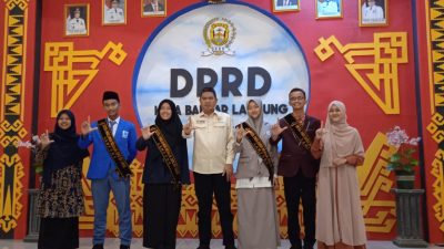 Dukung Program Duta Parlemen Remaja, Ini Kata Wakil Ketua DPRD Bandarlampung