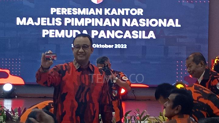 Anies Baswedan Resmi Jadi Anggota Pemuda Pancasila