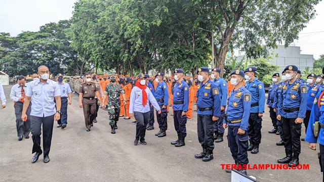 Pemkot Bandarlampung Gelar Apel Siaga Bencana