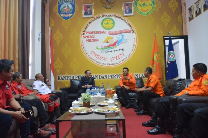 Komisi V DPRD Lampung Bersilaturahmi ke Kantor Basarnas