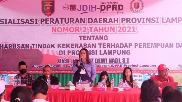Ni Ketut Dewi Nadi Sosialisasikan Perda Nomor 2 Tahun 2021 di Seputih Mataram