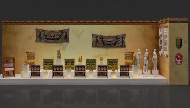 Deskranasda Lampung Tampilkan Kain Lawas Palepai Lampung dan Madu Aro pada Pameran Kriya Nusa 2022