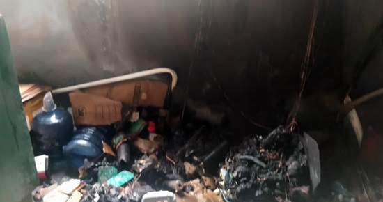 Polisi Selidiki Kebakaran Gudang di Jl Pangeran M. Noer Bandarlampung