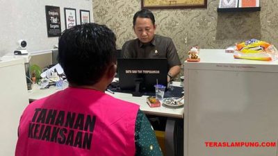 Diduga Korupsi Dana Desa Rp365 Juta, Kepala Kampung Rekso Binangun Lamteng Ditahan