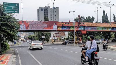 Lampu Lintas di Perempatan Satelit Bandarlampung Rusak, Pengendara Diminta Hati-hati