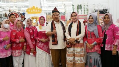 Ketua Dekranasda Lampung Selatan Hadiri Gelaran Lampung Craft 2022