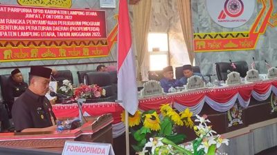 Tak Dihadiri Bupati, Sejumlah Pejabat Lampura Tinggalkan Sidang Paripurna Lebih Awal