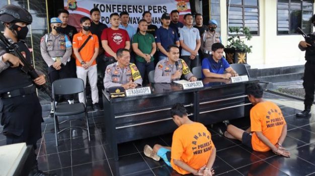 Bapak-Anak Pembunuh Sadistis Satu Keluarga di Way Kanan Lampung Diringkus