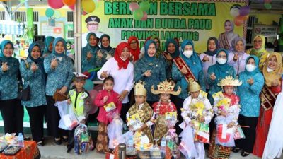 TP PKK Lampung Kunjungi Desa Model Konvergensi Penanganan dan Pencegahan Stunting di Kota Metro