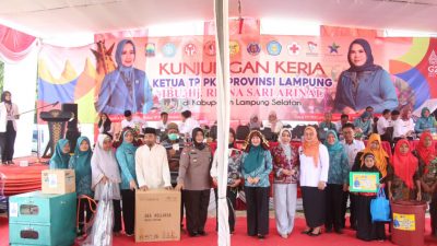 Kunker di Lamsel, TP PKK Lampung Ajak Semua Pihak Berkolaborasi Atasi Stunting