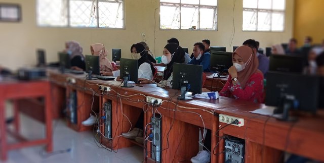 Tanpa Disertai Nilai, Bawaslu Lampura Jamin Keakuratan Pengumuman Hasil Tes Tertulis Panwascam