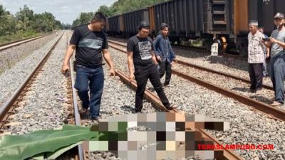 Warga Banten Tewas Tersambar Kereta Api di Padangratu Lampung Utara